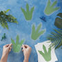 Roarsome Dinosaur Foot Print Stickers, thumbnail 1 of 3