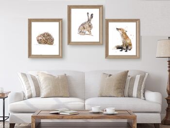 Trio Of Fine Art Woodland Animals, 7 of 7