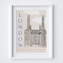 Battersea Power Station Art Print – South West London Minimalist Architecture Poster, thumbnail 5 of 5