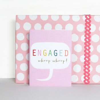 Mini Whoop Whoop! Engaged Card, 5 of 5