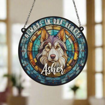 Husky Memorial Suncatcher, 5 of 6