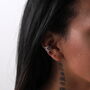 Sterling Silver Multi Lines Ear Cuff, thumbnail 3 of 5