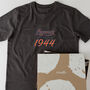 'Legends Are Born In' 80th Birthday T Shirt, thumbnail 1 of 6
