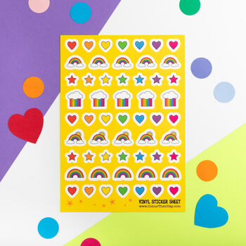 Fun And Colourful Sticker Sheet Set, 9 of 11