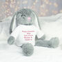 Personalised Christmas Bunny Rabbit Red, thumbnail 2 of 3