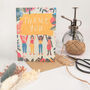 'Thank You' Floral Recycled Seeded Paper Greetings Card, thumbnail 3 of 3