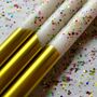 White, Gold And Colourful Glitter Christmas Candles 'Funfetti', thumbnail 4 of 5