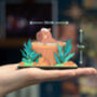 Personalised Capybara Spa Birthday Pop Out Card, thumbnail 4 of 5