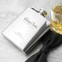 Best Man 'For Before The Speech' Hip Flask, thumbnail 2 of 7