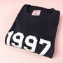 Personalised 'Year' Unisex Sweatshirt Set, thumbnail 4 of 9