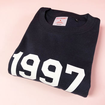 Personalised 'Year' Unisex Sweatshirt Set, 4 of 9