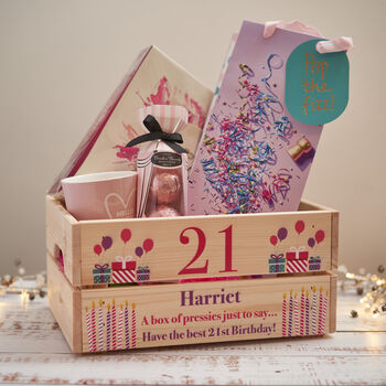 Personalised Special Birthday Treat Crate, 2 of 3