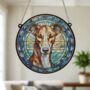 Greyhound Stained Glass Effect Suncatcher, thumbnail 4 of 6