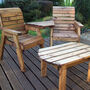Twin Garden Companion Dining Set Angled, thumbnail 1 of 4
