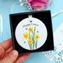 Personalised Daffodil Easter Decoration, thumbnail 4 of 6