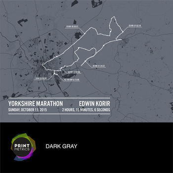 Personalised Yorkshire Marathon, 5 of 12