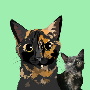 Personalised Pet Portrait Digital Illustration, 4 of 12