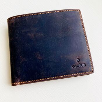 Vintage Leather Wallet ~ Rfid Protected, 2 of 8