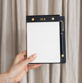 Personalised Refillable Notepad With A Pen, 8 of 9