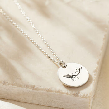 Personalised Whale Spirit Animal Necklace, 2 of 5
