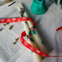 Festive Hand Painted Taper Candles, thumbnail 1 of 5