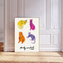 Andy Warhol Cats Art Print, thumbnail 1 of 3