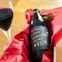 Christmas Wine Gift With Diy Personalised Label, thumbnail 5 of 5