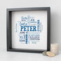 Personalised 70th Birthday Word Art Gift For Him, thumbnail 3 of 3