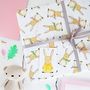 New Baby Rabbit Wrapping Paper Set, thumbnail 1 of 4