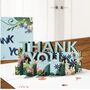 Pop Up 3D Thank You Greeting Card, thumbnail 1 of 2