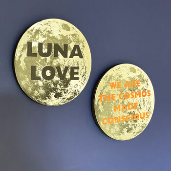 Mini Moon Personalised Wall Plaque, 7 of 11