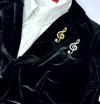 Musical Note Brooch, 5 of 6