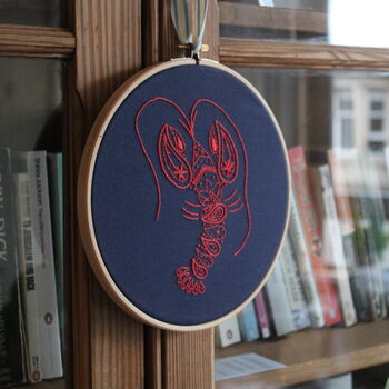 Lobster Embroidery Kit, 4 of 6