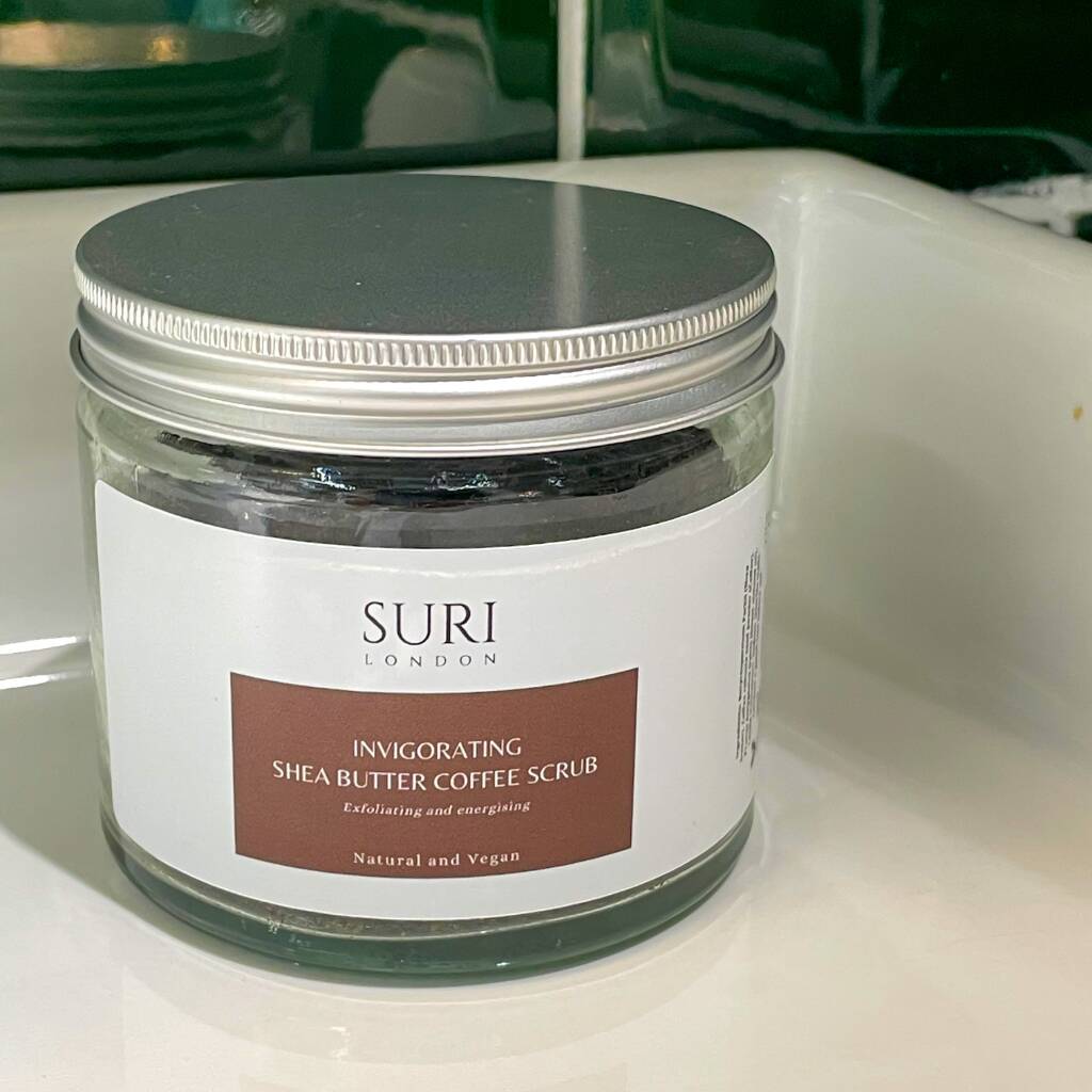Suri London Invigorating Shea Butter Coffee Scrub By Suri London
