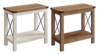 Two Tier Side Table End Table Shelf, 6 of 6