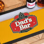 Personalised Beer Foam Bar Runner For Home Pub, thumbnail 2 of 3