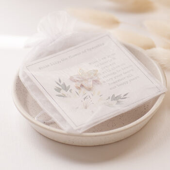 White Lily Memorial Enamel Pin, 6 of 10
