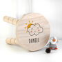 Personalised Smiling Cloud Wooden Stool, thumbnail 1 of 2