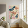 Japanese Vintage Butterfly Art Print, thumbnail 2 of 4