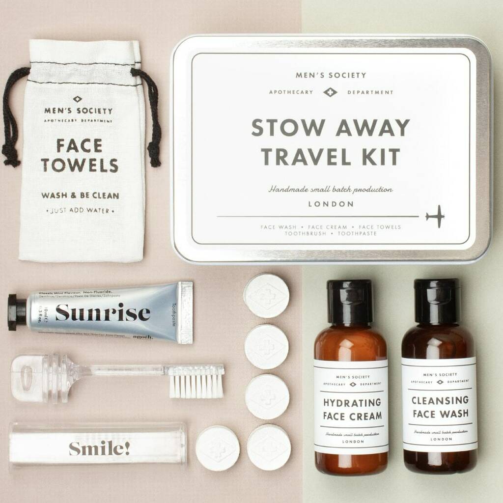 Stow Away Travel Gift Set By Men's Society