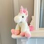 Unicorn Soft Toy, thumbnail 5 of 6