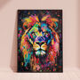 Colourful Lion Pop Art Print, thumbnail 6 of 8