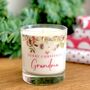 Merry Christmas Personalised Soy Candle Gift, thumbnail 1 of 3