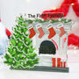 Personalised Family Christmas Fireplace Ornament, thumbnail 5 of 10