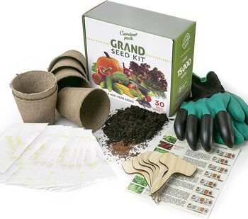 Grand Growing Kit 30 Vegetable Seed Varieties, 7 of 8