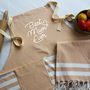 Personalised Cotton Apron, Tea Towel, Christmas Gift For Her, thumbnail 8 of 12