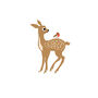 'Merry Christmas My Little Deer' Xmas Card, thumbnail 2 of 3