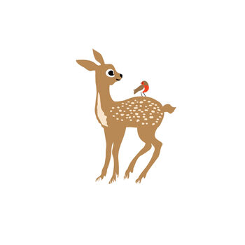 'Merry Christmas My Little Deer' Xmas Card, 2 of 3