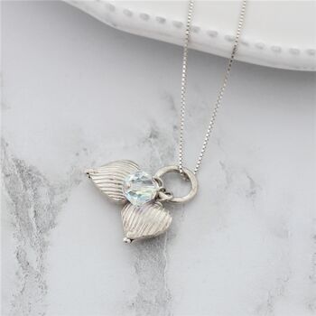 Double Sterling Silver Heart Necklace, 8 of 11