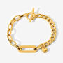Gold Heart Chain Bracelet In A Personalised Gift Box, thumbnail 2 of 4